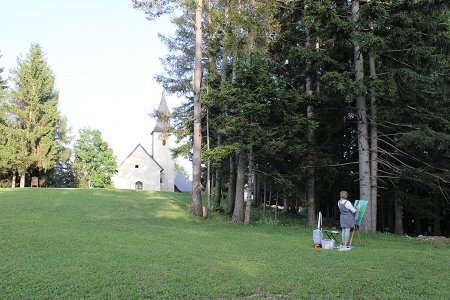 slikarka in cerkvica