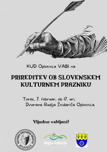 PRIREDITEV OB SLOVENSKEM KULTURNEM PRAZNIKU_ VABILO