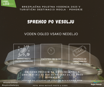 Brezplačna poletna vodenja - sprehod po vesolju