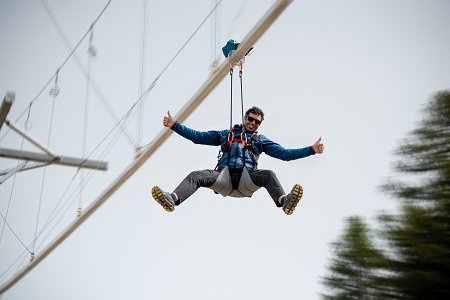 Flying coaster